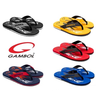 Gambol💯%​ รองเท้า​แตะหนีบสไตล์​ Grafront 36-44 ดำ เหลือง​ แดง น้ำเงิน​ GM11378 GW11378