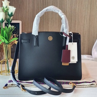 🎀 (สด-ผ่อน) กระเป๋าสีดำ งาน SHOP 73625 TORY BURCH WALKER SMALL SATCHEL