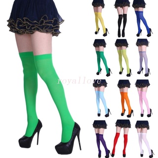 royal Sexy Soild Color Long Socks Women Over Knee Thigh High Over The Knee Stockings