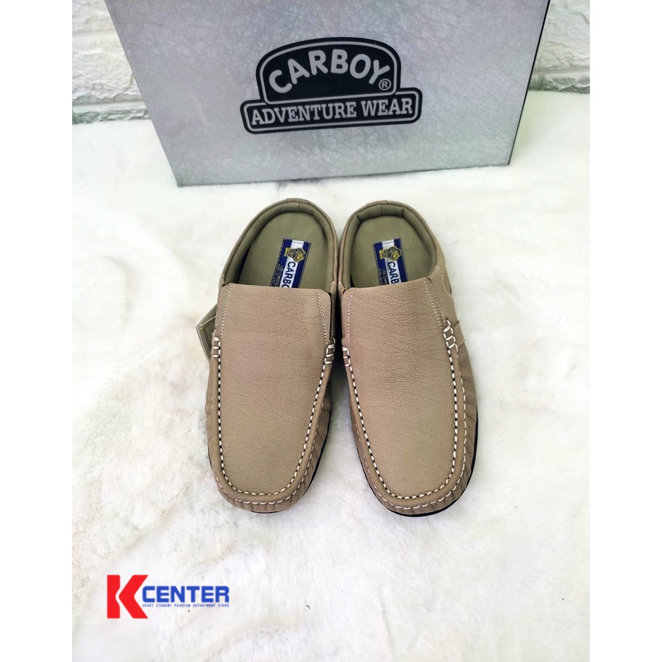 Carboy รองเท้าหนัง แบบสวมเปิดส้น รุ่น B-577