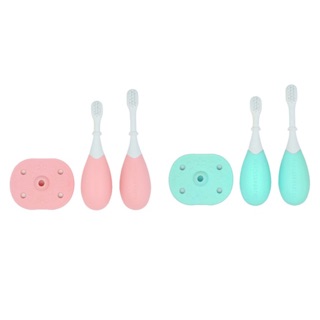 Marcus &amp; Marcus 3 -Stage Palm Grasp Toothbrush Set  แปรงสีฟันสำหรับน้องๆวัย 12-24 เดือน