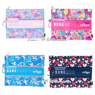 (มือสอง ของแท้) Smiggle A4 Pencil case กระเป๋าดินสอ แบบซิป ของแท้ Smiggle พร้อมส่งค่ะ