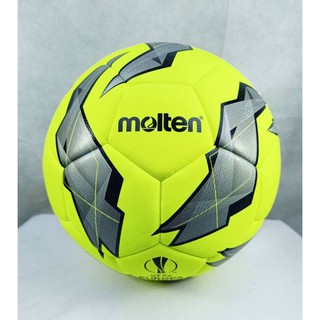 [ลด 15% ใส่โค้ด NEWS375] ลูกฟุตบอลหนังเย็บ MOLTEN รุ่น F5U3400-G18