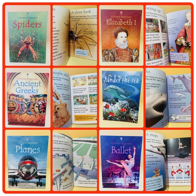 Usborne Beginners 🌈 Usborne Beginners are colourful information books for children beginning to read on their own.