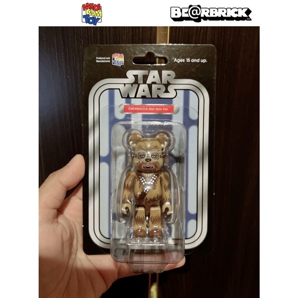 Bearbrick Starwars 100% Chewbacca Han Solo Ver.
