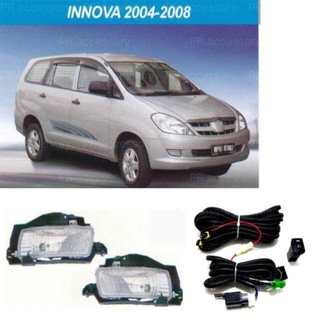 NEW PR ไฟตัดหมอก ไฟสปอร์ตไลท์ TOYOTA INNOVA ปี2004-208