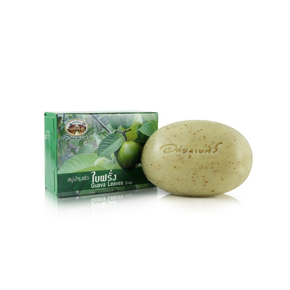 อภัยภูเบศร์ สบู่บำรุงผิว ใบฝรั่ง Guava Leaves Soap 100 g ของแท้ 100 %
