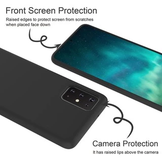 เคสโทรศัพท์มือถือสีพื้นสําหรับ Samsung Galaxy A51 A71 A31 S10 Lite Note 10 Lite 2020