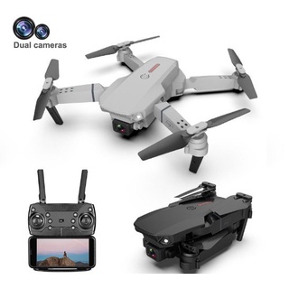 🔥【พร้อมส่ง】โดรน E88 PRO รุ่นขายดี Drone Pro กล้อง2ตัว DM107s WIFI ถ่ายภาพ บินนิ่ง ถ่ายวีดีโอ กล้อง โดรนไร้สา