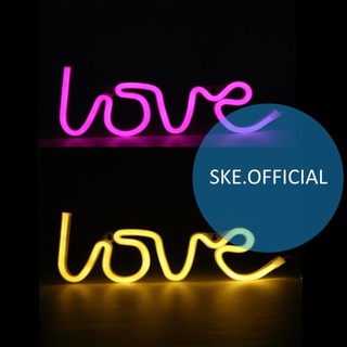 พร้อมส่ง!! ไฟนีออน LED ไฟแต่งห้อง วันวาเลนไทน์ (LOVE)