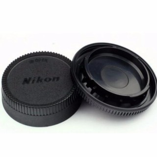 (Rear Lens Cap)ฝาปิดท้ายเลนส์ + (Body Cap) Nikon