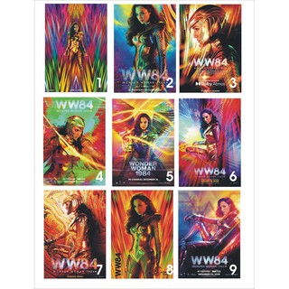 Poster Wonder Woman :WW84 ขนาด 11.5 X 16.5 นิ้ว