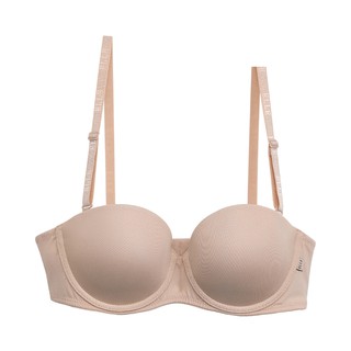 ELLE lingerie Molded bra ยกทรงมีโครง เสริมฟองน้ำ รูปแบบครึ่งเต้าสายบ่าถอดได้ - LB9515