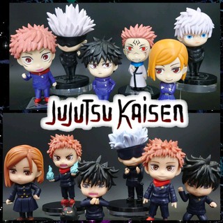 พร้อมส่งทันที💥 โมเดล มหาเวทย์ผนึกมาร Jujutsu Kaisen ครบชุด 6 ตัว ขนาด 10 Cm ตัวใหญ่ ราคาถูก สั่งปุ๊ปแพ็คปั๊ป ส่งไวมาก