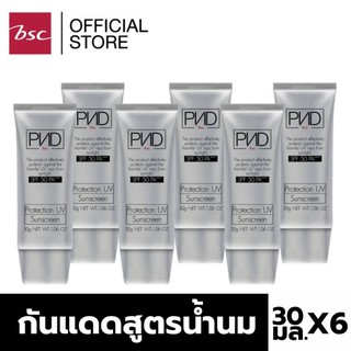 [แพค 6 ชิ้นสุดคุ้ม ]BSC PANADDA PROTECTION UV SUNSCREEN SPF 50 PA+++ 30 กรัม ผลิตภัณฑ์ปกป้องผิวจากแสงแดด