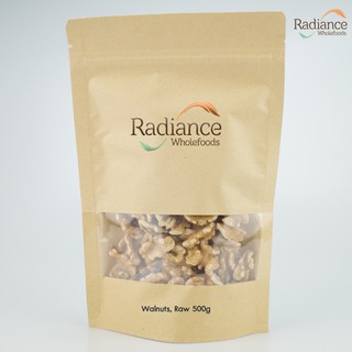 Walnuts, Raw 500g, Radiance Wholefoods