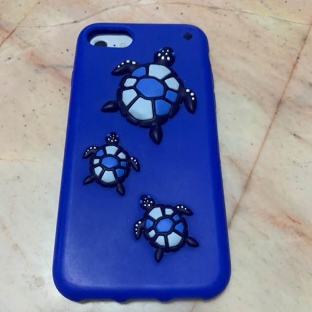 Case iPhone 7 ยี่ห้อ Kate spade ของแท้ ลายเต่า สีน้ำเงิน