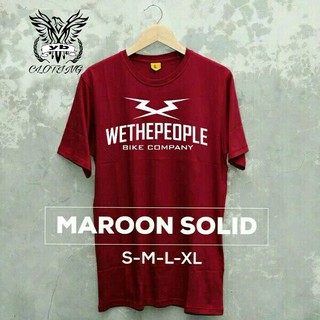 เสื้อยืด ลาย Tsthirt wethepeople bike แบบเรียบ