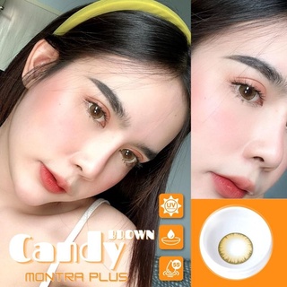 ⚡Montralens⚡Candy Brown💥มนตราเลนส์💥คอนแทคเลนส์สายตา💥คอนแทคเลนส์ค่าอมน้ำสูง💥คอนแทคเลนส์กรองแสง💥แถมฟรีตลับทุกคู่