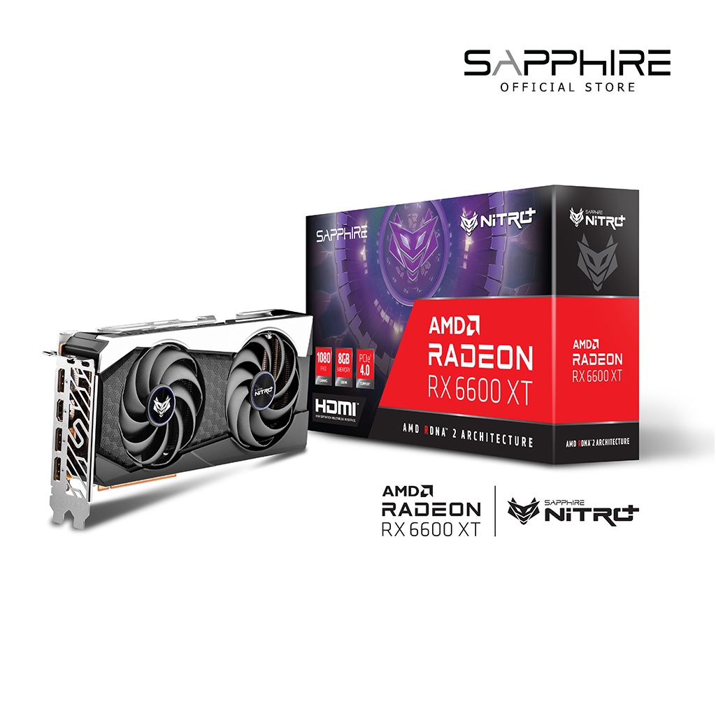 SAPPHIRE NITRO+ AMD Radeon™ RX 6600 XT 8GB GDDR6