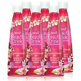 SAPPE BEAUTI DRINK เซ็ปเป้ บิวติ ดริ้งค์ สูตรบิวติอายส์ ขนาด 360ml ยกแพ็ค 6ขวด BEAUTIEYES เชปเป้ เช้