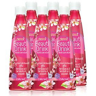 SAPPE BEAUTI DRINK เซ็ปเป้ บิวติ ดริ้งค์ สูตรบิวติอายส์ ขนาด 360ml ยกแพ็ค 6ขวด BEAUTIEYES เชปเป้ เช้ปเป้ เซปเป้