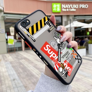 สําหรับ iPhone 6 Plus 6s Plus เคสแบรนด์ Tide ลายเด็กผู้ชายสุดเท่ ขอบสี่เหลี่ยม เคสโทรศัพท์แข็ง ออกแบบซิลิโคน ป้องกันกล้อง เคสนิ่ม