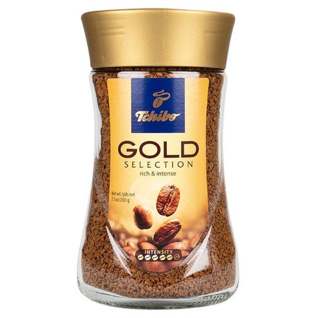 TCHIBO GOLD Selection ทชิโบ โกลด์ ซีเล็คชั่น กาแฟ (ฟรีซดราย) ขนาด 200กรัม/ขวด FREEZE DRY COFFEE
