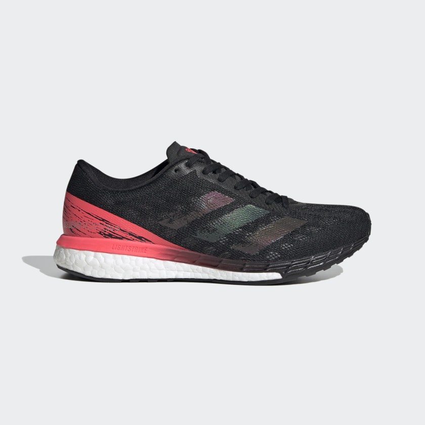 Adidas รองเท้าวิ่งผู้หญิง Adizero Boston 9 | Core Black/Core Black/Signal Pink ( EG4656 )