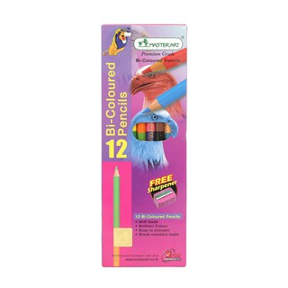 Master Art มาสเตอร์อาร์ต สีไม้ ดินสอสี 2 หัว 12 สี (Clearance!)