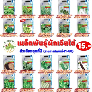 เมล็ดอวบอ้วน100%[10แถม2] เจียไต๋ เมล็ดพันธุ์ผัก พริกขี้หนู Hot pepper Bird Eye Chilli ประมาณ 90 เมล็ด ตราเจียไต๋ เมล็ดพั