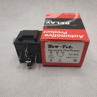 รีเลย12v5ขา40a1หน้า.กันน้ำ.ยี่ห้อF.J.ใหม่