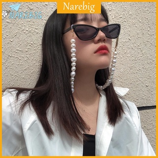 NAREBIG♡Pearl Sunglasses Lanyard Chain Women Men Handmade Eyewear Cord Holder Rope