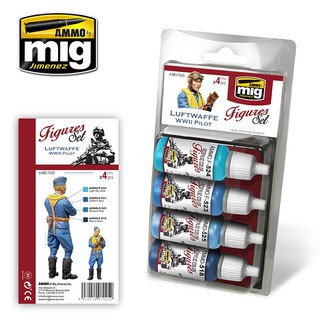 Ammo By MIG - AMIG7025 LUFTWAFFE WWII PILOT UNIFORMS SET