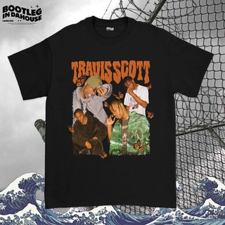 เสื้ Travis scott เสื้อยืด ผ้าฝ้าย ลาย Travis scott สไตล์วินเทจ 24SS-5XL