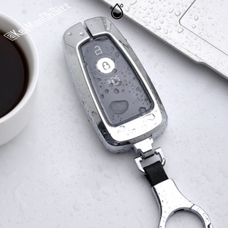 เคสกุญแจรีโมทรถยนต์ Ford สมาร์ทคีย์ Keyless Smart Entryแบบ 2 ชั้นวัสดุคุณภาพ Alloy