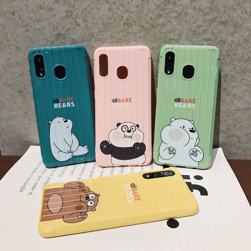 เคส f9เคส Huawei Y6s Y6P Y7P Y9s Y9 Y7 Y6 Y5 Nova 2i 3i 5T Prime Pro Lite 2018 2019 2020  โทรศัพท์ พิมพ์ลายหมี น่ารัก ส