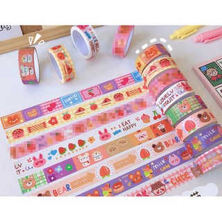 เทปตกแต่ง washi ญี่ปุ่น maskingtape &lt;&lt;พร้อมส่ง &gt;&gt;