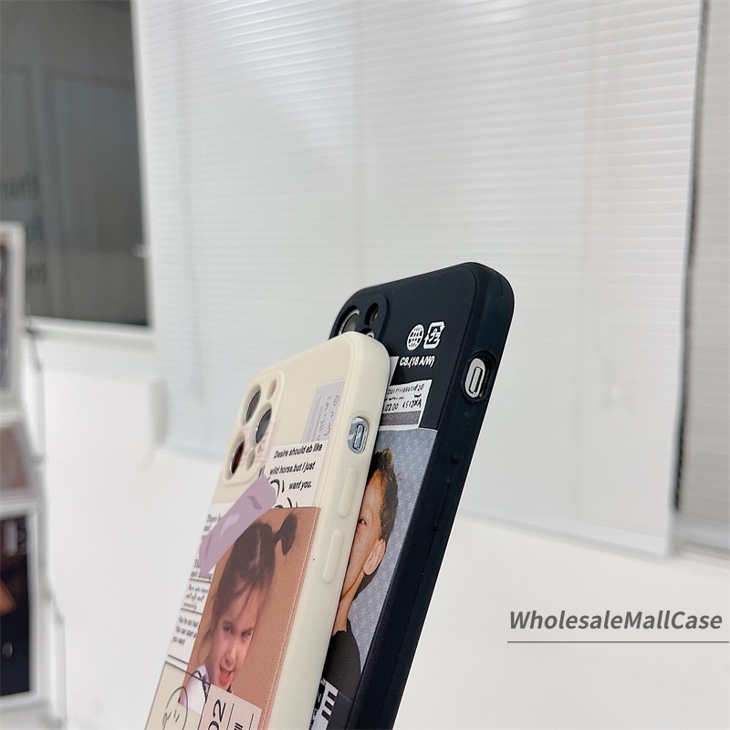 เคส ซิลิโคน Realme 5S 5 5i 6i C11 C20 C20 C15 C12 C11 2021 C21Y C25S C20A C17 7i C1 C2 C3 C3i Realme Narzo 20 10 Happy Boy Couple Shatter-resistant Mobile Phone Case #8