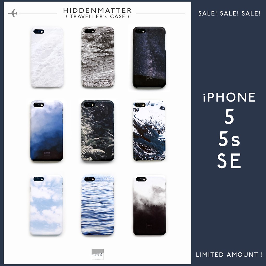**FLASH SALE** [iPhone 5 / 5s / SE Case] TRAVELLER'S CASE เคสไอโฟน i5 / i5s / iSE