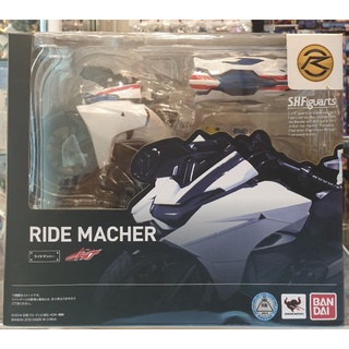 SH FIGUARTS RIDER MACHER+#4+#5ออฟชั่นใส่กับ sh Rider muck ที่ขับรถคันนี้ด้วย