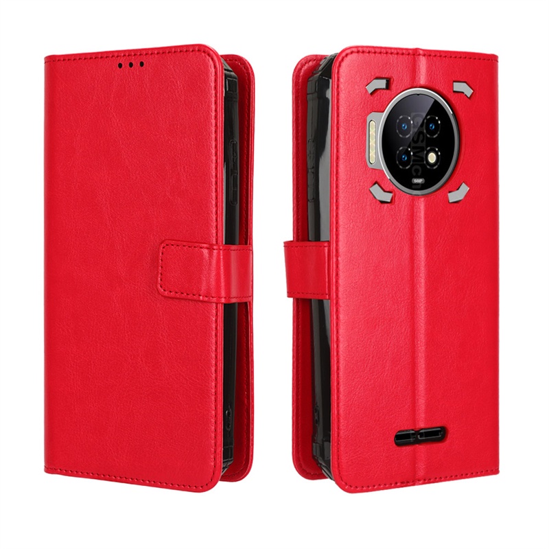 สําหรับ Oukitel WP19 เคสโทรศัพท์พรีเมี่ยมหรูหรา PU ช่องใส่การ์ดกระเป๋าสตางค์ผู้ถือ Anti-Cover สําหรั