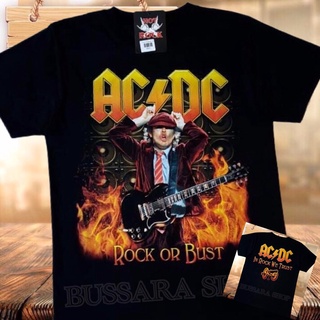 เสื้อวง ACDC ป้าย HOTROCK (ไซส์ยุโรป) เสื้อวง90 เสื้อวินเทจ