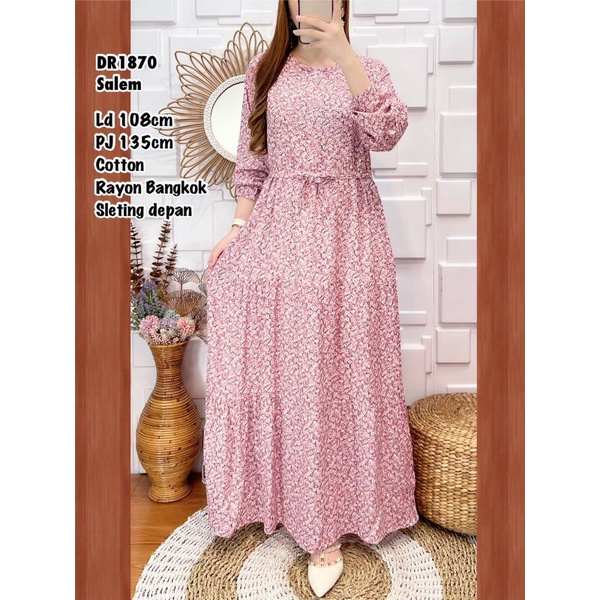 1870 เดรสลายดอก*****