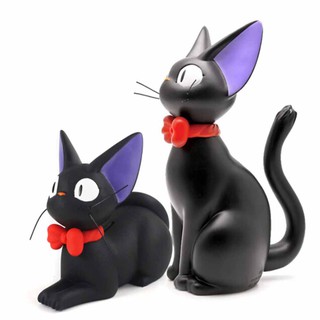 โมเดลฟิกเกอร์ อนิเมะ Studio Ghibli Hayao Miyazaki Kikis Delivery Service Piggy Bank Black JiJi Cat ขนาด 20-25 ซม. ของเล่นสําหรับเด็ก