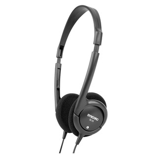 Audio equipment HEADPHONE SYNCHRO SL15 BLACK Audio speaker Audio tv อุปกรณ์เครื่องเสียง ชุดหูฟัง SYN SL15 สีดำ เครื่องเส