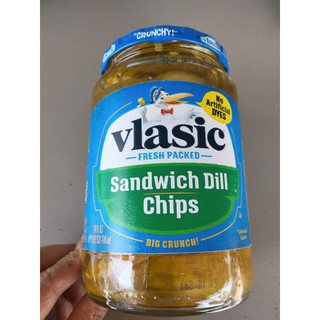 Vlasic Pickles Dill แตงกวาดอง หั่นแว่น ปรุงรส วีลาสิค 710ml