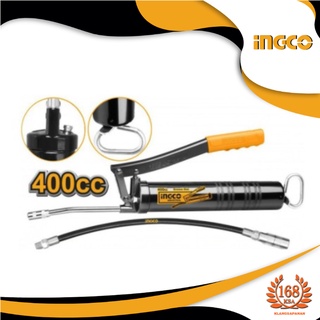 INGCO GRG015001 กระบอกอัดจารบี 400 ซีซี สายอ่อน+สายแข็ง รุ่นงานหนัก GRG 015001 14 ออนซ์