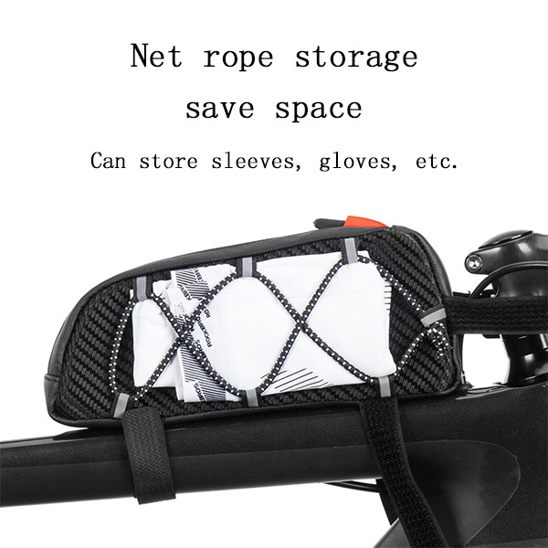 ROCKBROS TubeUltralight กรอบสะท้อนแสงด้านหน้ากระเป๋ากระเป๋าความจุขนาดใหญ่ — صورة 8