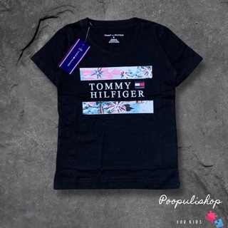 เสื้อยืดเด็กชาย แขนสั้น สกรีนลาย tommy ผ้าคอลตอล